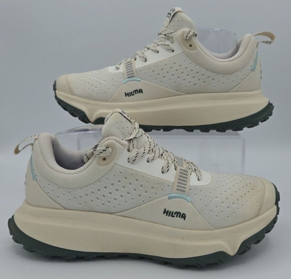Hilma Women's Sz 9 Wildbound Trail-Running Shoes Sneakers - Snow White EUC